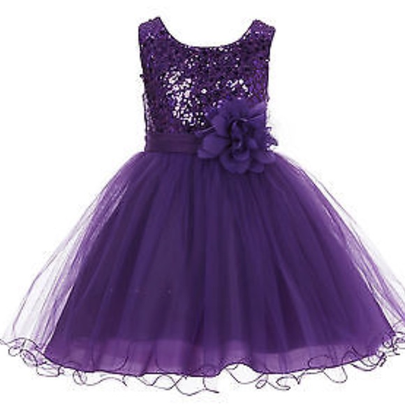 purple toddler dress